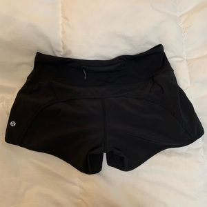 Lululemon speed up shorts size 4